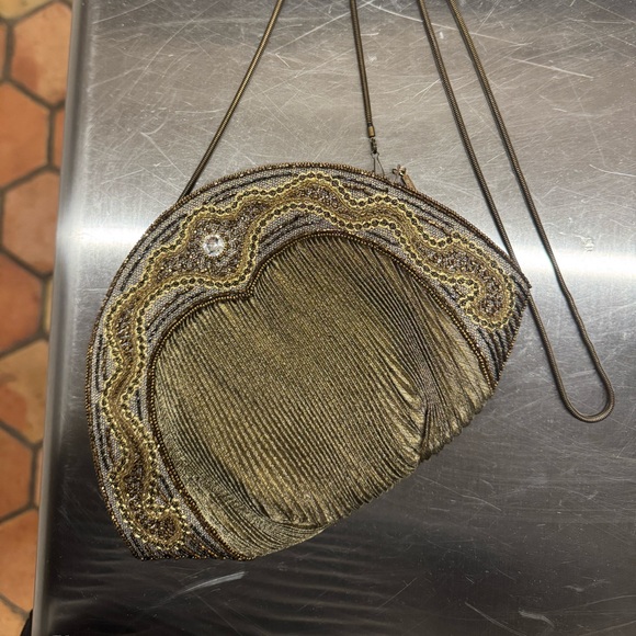 Vintage Delill 1950s beaded purse with satin lining in great condition - Picture 4 of 9